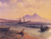 Ivan Aivazovsky, Fishermen Returning Near Naples